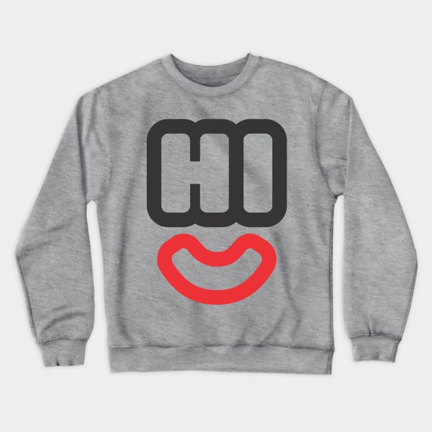 Hello! Crewneck Sweatshirt by Dino Sparcs